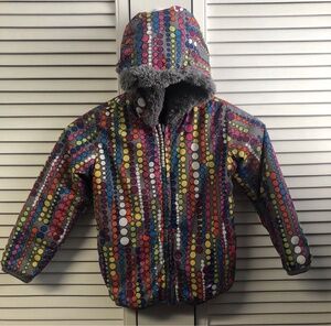 Hanna Andersson Size 5 Reversible Coat /Jacket 110
